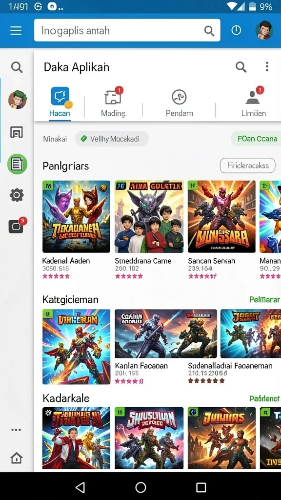 gowin - Tampilan antarmuka yang menarik dan intuitif.