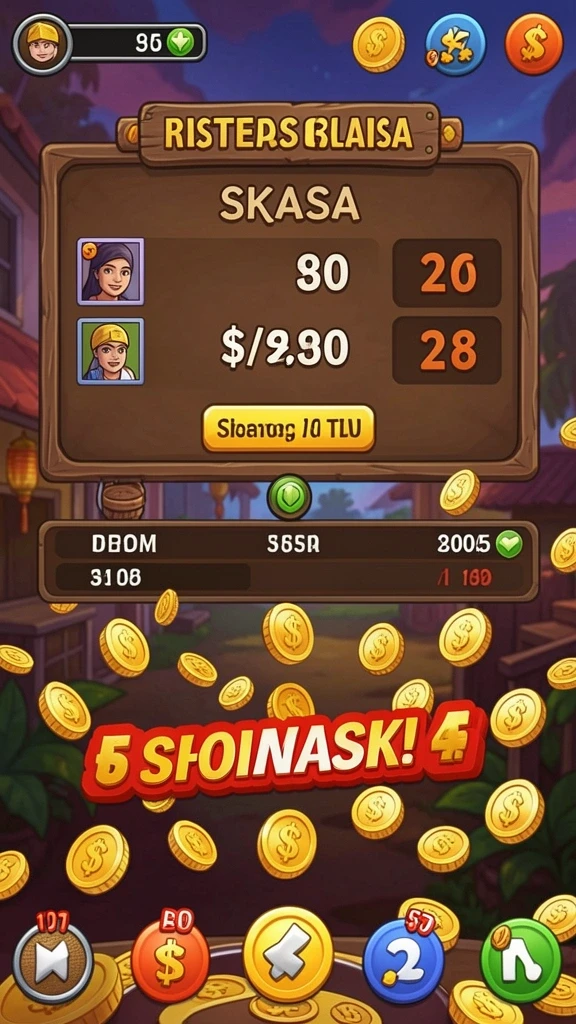 kokitoto - Screenshot menampilkan kebun yang penuh warna.