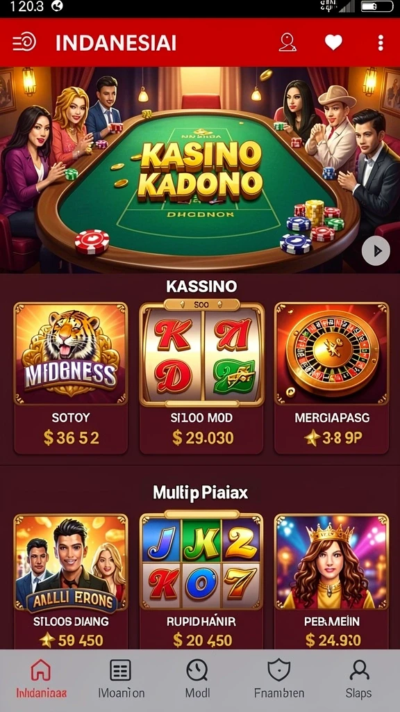 proslot - Antarmuka pengguna yang intuitif dan modern.