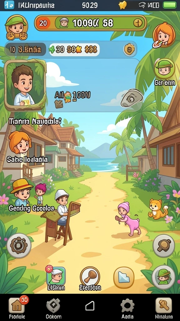 topanhoki - Mode multiplayer seru bersama teman-teman.