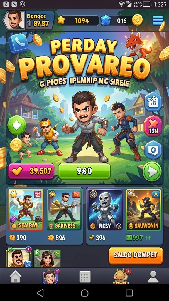 turbo78 - Tampilan awal aplikasi TURBO78 yang menarik.